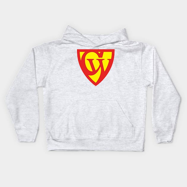 CapedWonder logo 5 Kids Hoodie by CapedWonder Treasures